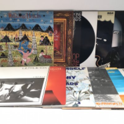 Eleven LPs by various artists including Talking Heads, Ultravox and others.