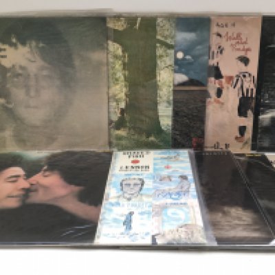 Ten John Lennon and related LPs comprising 'Walls & Bridges', 'Plastic Ono Band' and others.