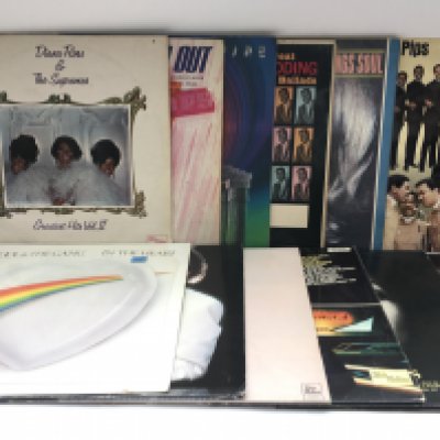 Twelve soul LPs by various artists including Otis Redding, Gladys Knight & The Pips and others.