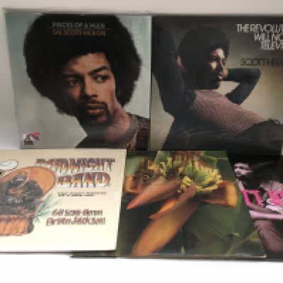 Five Gil Scott Heron LPs comprising mainly 180g pressings.