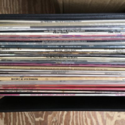 Two record cases of soul, funk and rhythm n blues LPs by various artists including James Brown, Roy Ayers, Albert King and others. Includes original and 180g pressings.