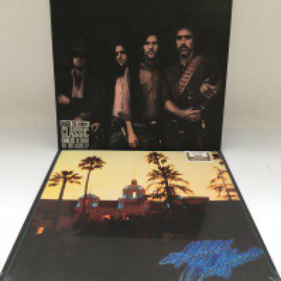 Two 180g pressings of LPs by The Eagles including a sealed and mint 'Hotel California' and 'Desperado' (not sealed).