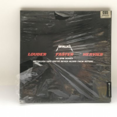 A sealed and mint Metallica 'Black Album' 45rpm series 4LP box set.