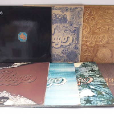 Seven LPs by Chicago. Includes some German pressings.