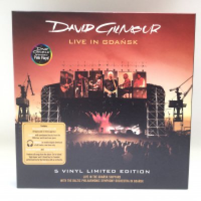 A limited edition David Gilmour 'Live In Gdansk' 5LP box set complete with inserts.
