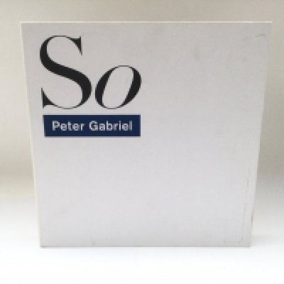 A Peter Gabriel 25th anniversary 'So' deluxe edition 4CD/2DVD/LP/12" box set complete with 60 page book.