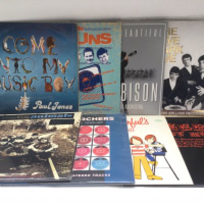 A collection in two bags of LPs by various artists including The Animals, The Dave Clark Five, Paul Jones, The Searchers and others including 180g and original pressings.