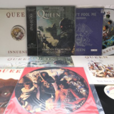 A collection of Queen 12" singles comprising picture discs and coloured vinyl including 12" promos, limited editions etc.