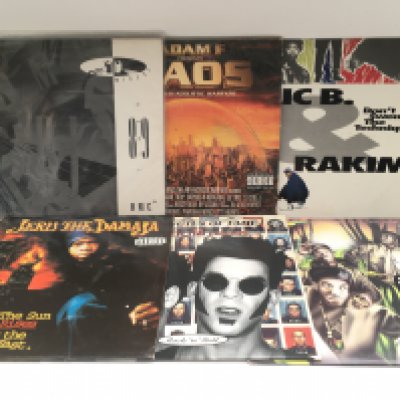 A collection of soul, funk, dance and hip hop LPs and 12" by various artists including George Benson, Teddy Pendergrass, Jungle Brothers, Adam F and others.