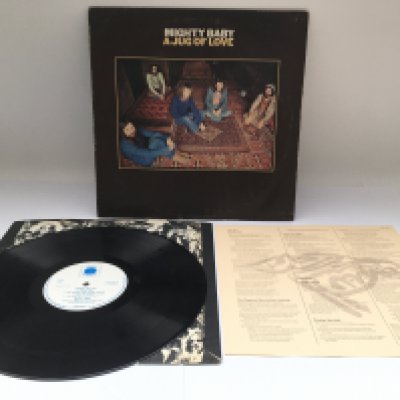 A rare first UK pressing of 'A Jug Of Love' by Mighty Baby, 1971, complete with lyric insert, VG+/VG.