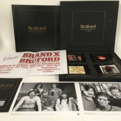 A limited edition and numbered Bill Bruford 'Seems Like A Lifetine Ago 1977-1980' 5CD/2DVD box set, signed by Bill Bruford.