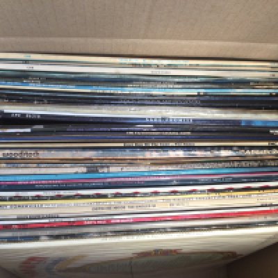 A collection of LPs and 12" singles by various artists including The Rolling Stones, Sex Pistols, Prince and others.