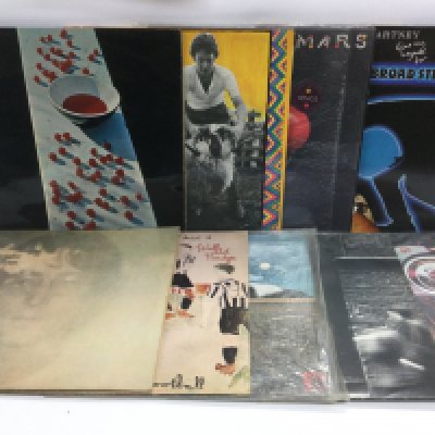 Nine solo LPs by John Lennon and Paul McCartney including 'Ram', 'Walls & Bridges', 'Mind Games' and others.