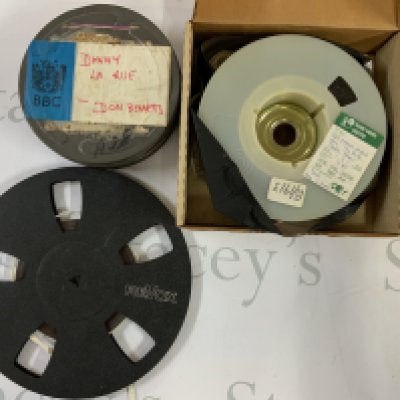 Danny La Rue, 3 original film reels to include Danny on the Mike Walsh show, BBC film reel Don Bennett, unknown ReVox reel from the estate of Danny La Rue. (D)