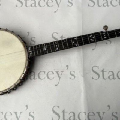 A 1903 Windsor Popular Banjo manufactured in Birmingham. All original with some light playwear consistent with age and use but otherwise in very good overall condition. No case.