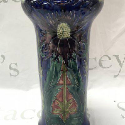 A Morrisware art vase signed base, 30cm tall. this lot cannot be posted