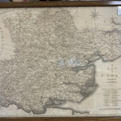 An Early J.Cary map of Essex. 53cm x 42cm