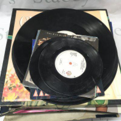 A small collection of LPs including A-Ha, Whitney Houston, wham, Micheal Jackson etc. NO RESERVE