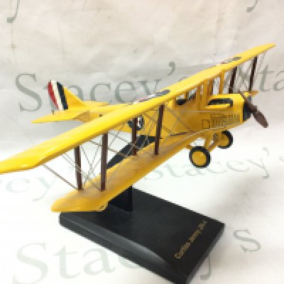 A model aeroplane Curtiss Jenny JN-4 , made in the Philippians. 21cm tall. Postage category C. NO RESERVE