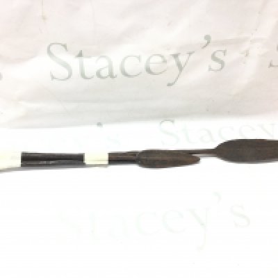 Three vintage African spearheads 40 and 60cm long. NO RESERVE