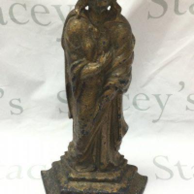A Victorian door stop 39cm tall 20cm wide . This lot cannot be posted