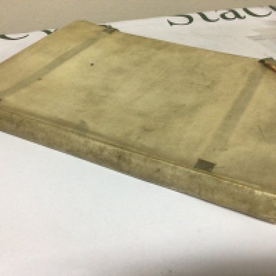 A Rare Copy of William Morris The Earthly Paradise Vol II printed by William Morris at the Kelmscott Press and finished on the 24th day of June 1896 Black ink with red corner titles The Doom of King Acrisius unfortunately with six leaves missing 82-95 the book bound in velum with gold lettering to the spine and ribbon ties the book with applied label Coat of Arms for Edward Penton and Albert Louis Cotton.