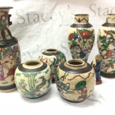 Chinese vases , this lot cannot be posted