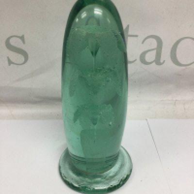 A Victorian glass dumb Of floral design.