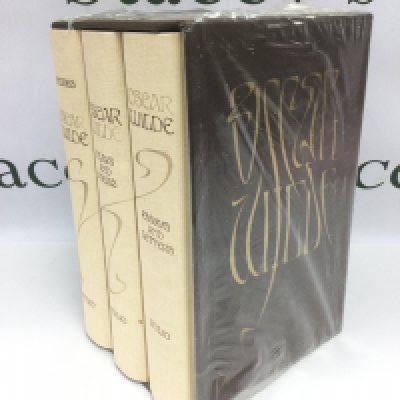 A Folio Society three volume set of the works of Oscar Wilde in original slipcase. Shipping category C.- NO RESERVE