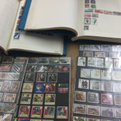 A collection of GB and European stamps various.