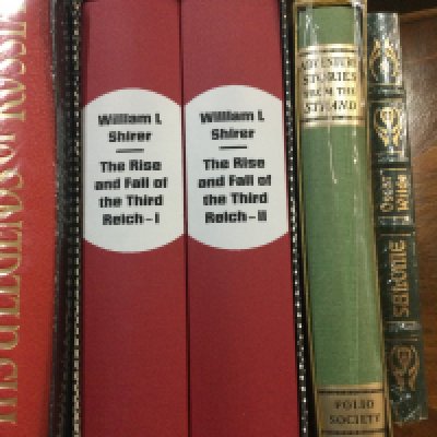 A collection of 17 books including Folio society.