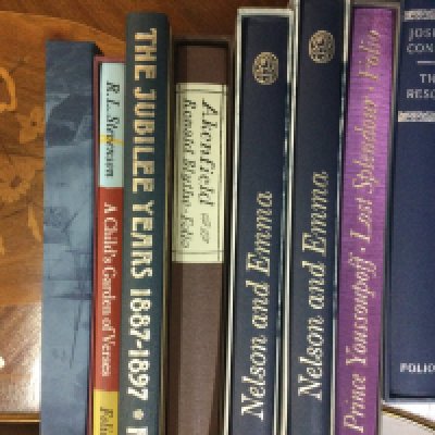 A collection of 19 books including Folio Society .