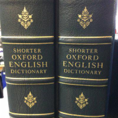 Folio society Shorter Oxford English Dictionary
