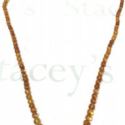 A Baltic amber necklace 65g 110cm , postage category A