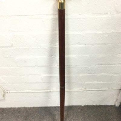 Walking stick with novelty telescope top. 90cm long.