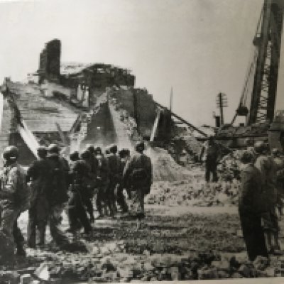 An Album of interesting photographys Press photos and others of British Railway History of the second half of the 20th century including 1944 Soham explosion of an ammunition train and numerous 1950 and later photos.
