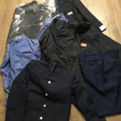 A collection of 1970 or earlier British Rail Uniforms and work wear.