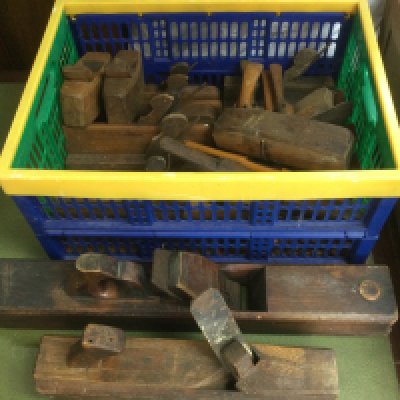 A box of wood planes. Shipping category D.