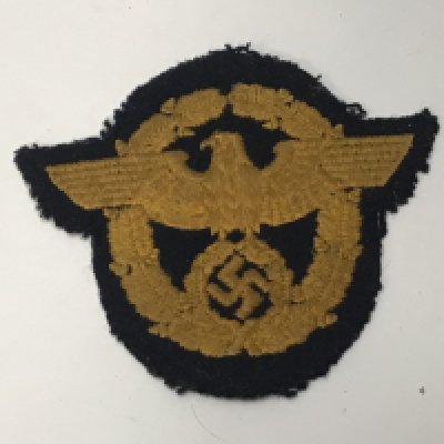 A German Third Reich Wasserschutz Polizei Sleeve badge. embroidered.