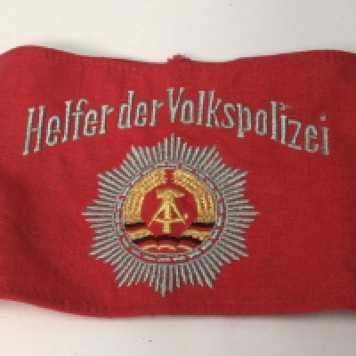 A German Eastern block Police arm band.