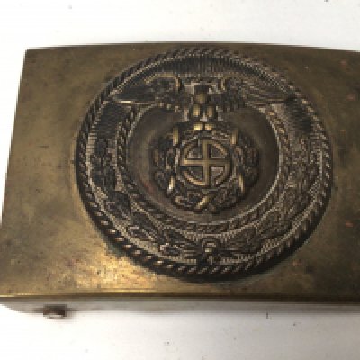 An SA German Third Reich belt buckle.