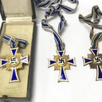 Three German mother of honour crosses. Postage category A