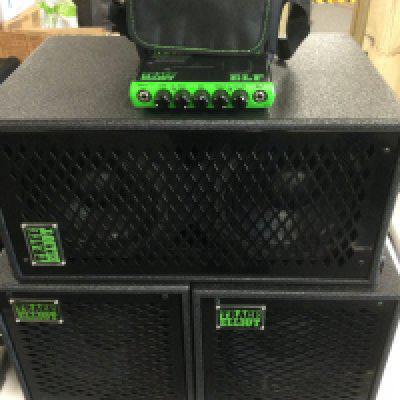 A Trace Elliot Elf 200W compact bass amp head plus a pair of Trace Elliot 1x10" speakers and one 2x8" speaker (4).