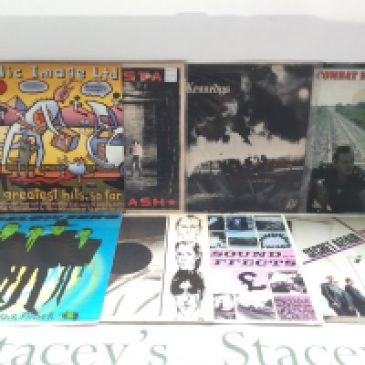 Seventeen punk and post punk LPs by various artists including The Clash, Dead Kennedys, The Jam and others.