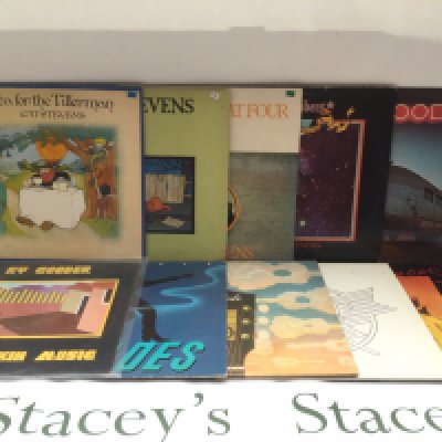 Ten folk rock LPs by JJ Cale, Cat Stevens and Ry Cooder.