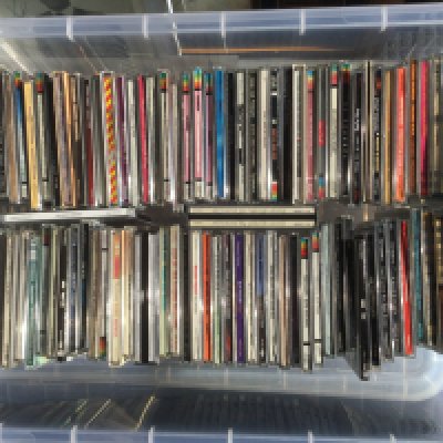 Nine boxes of CDs by various artists including The Beatles, Small Faces, John Martyn, Alice In Chains and many more plus an Erkel Ferenc operatic vinyl set.