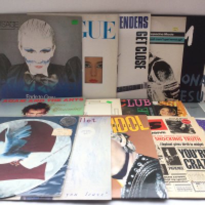 Fifteen 1980s LPs and 12" singles by various artists including Depeche Mode, Tears For Fears, Visage and others.
