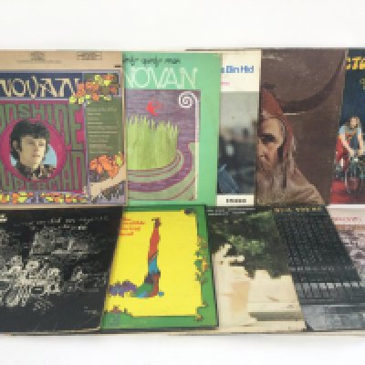 Two bags containing folk rock LPs by various artists including Fairport Convention, Donovan, Moondog, Incredible String Band and others. Includes UK and foreign pressings.