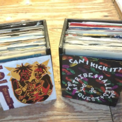 A collection of LP box sets, two record cases of 7" singles and some 78s by various artists (3).