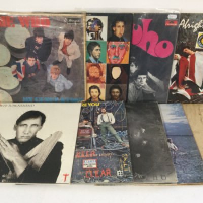 Nine LPs by The Who and related including an early UK pressing of 'My Generation'.